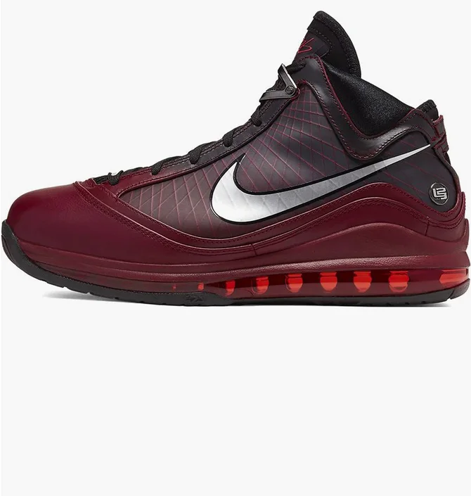 Кроссовки мужские Nike Air Max Lebron 7 Retro Black/Bordo CU5133-600