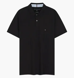 Поло чоловіче Tommy Hilfiger Regular Fit Stretch Black 78JA568-001-BDS