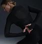 Лонгслив женский Nike Zenvy Sheer WomenS Dri-Fit Black FV7915-010
