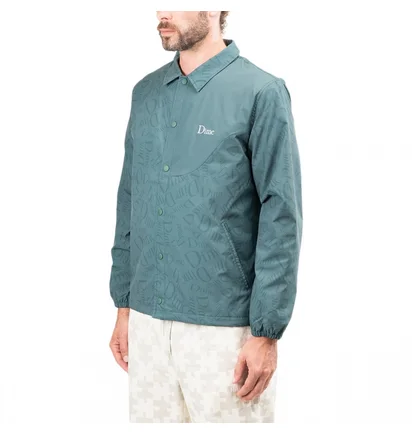 Рубашка унисекс Dime Allover Coach Jacket Turquoise DIMES7000DKGR