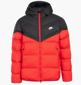 Пуховик мужской Nike Sf Wr Pl-Fld Hd Jkt Red/Black FB8185-011