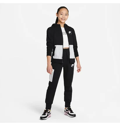 Спортивный костюм детский Nike Nsw Air Ft Fz Black DA1179-010__DA1185-010