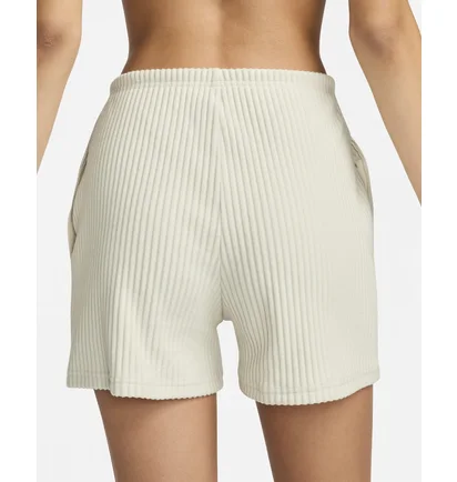 Шорты женские Nike Sportswear Chill Knit High-Waisted Slim 3 Ribbed Shorts Beige FN3674-104