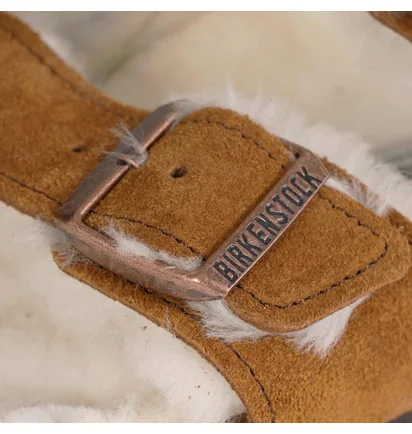 Тапочки женские Birkenstock Arizona Shearling Brown 1001135