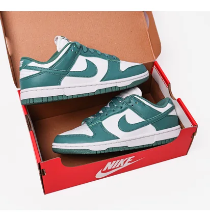 Кросівки жіночі Nike Dunk Low White/Turquoise DD1873-107