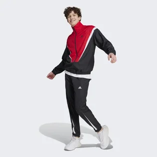 Спортивный костюм мужской Adidas Sportswear Woven Non-Hooded Track Suit Black/Red IJ6073