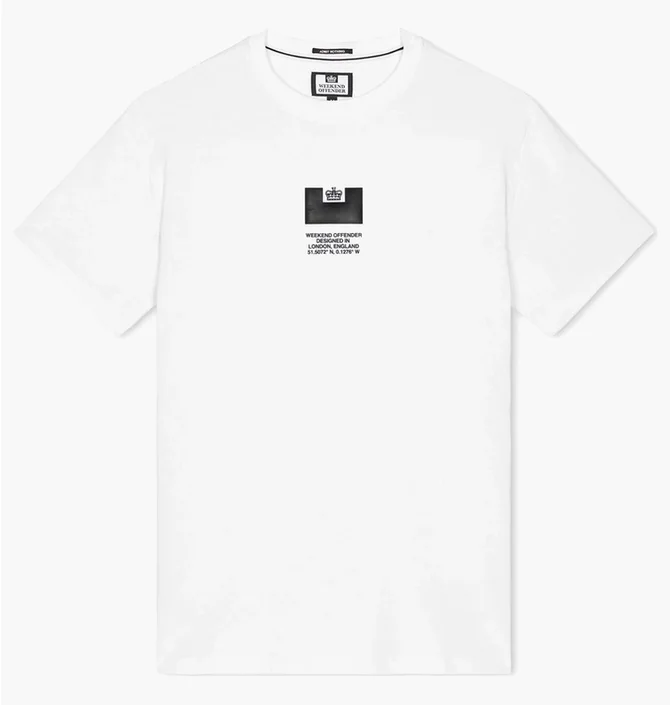 Футболка мужская Weekend Offender Carmine Graphic White PT3A07