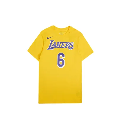 Футболка мужская Nike Nba Los Angeles Lakers Lebron James Yellow CV8528-745