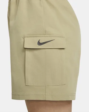 Шорты женские Nike Nsw Swsh Short Wvn Su Beige FJ4887-276