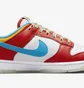 Кросівки чоловічі Nike Dunk Low Qs Lebron James Fruity Pebbles Red Dh8009-600