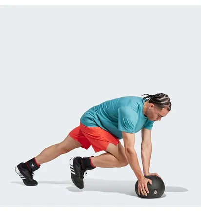 Шорты мужские Adidas Workout Knurling Shorts Orange IL1424