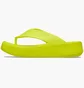 Тапочки мужские Crocs Gateway Platform Flip Green 209410-760