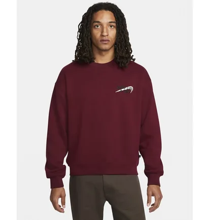 Свитшот унисекс Nike Sb Skate Like A Girl Fleece Skate Crew Bordo DQ7306-638