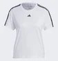 Футболка жіноча Adidas Aeroready Train Essentials 3-Stripes Tee White Ic5040