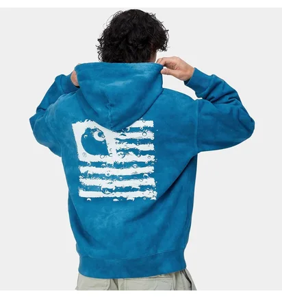 Худі чоловіче Carhartt Wip Hooded Chromo Blue I031405