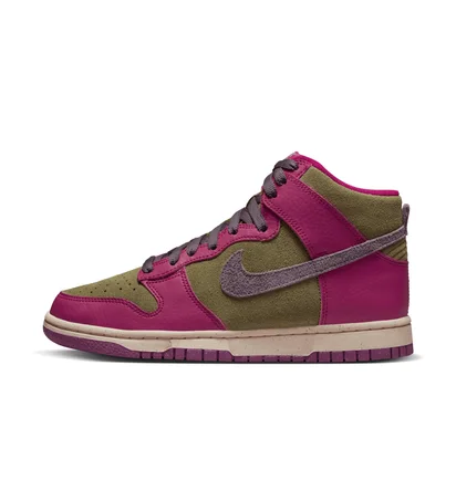Кроссовки женские Nike Dunk High Green/Pink Fb1273-500