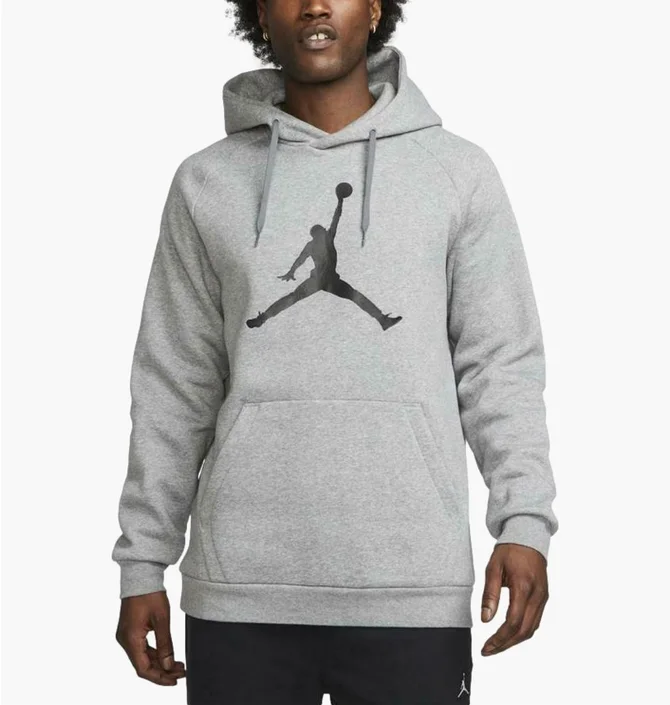 Худи мужское Air Jordan M J Jumplogo Flc Po Grey AV3145-091