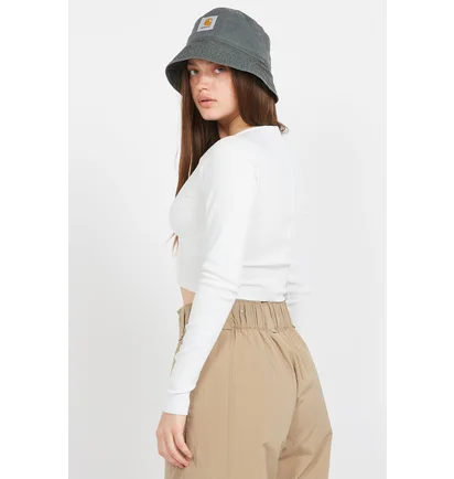Кофта жіноча Nike Nsw Ls Top Rib Sw White FJ5220-121