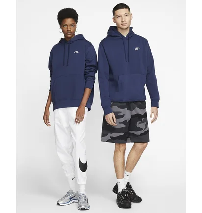Худі чоловіче Nike M NSW CLUB HOODIE PO BB Blue BV2654-410