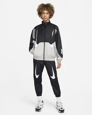 Вітровка жіноча Nike W Nsw Wvn Jkt Amd Black/Grey DM6084-010