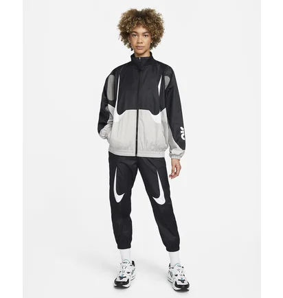 Вітровка жіноча Nike W Nsw Wvn Jkt Amd Black/Grey DM6084-010