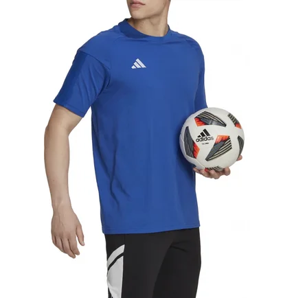 Футболка чоловіча Adidas T-Shirt Tiro23 C Co Tee Blue HU1321