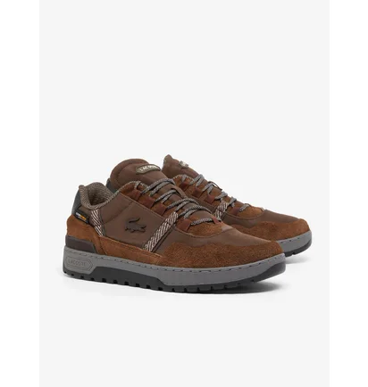 Кроссовки мужские Lacoste T-Clip Winter Brown 748SMA00377B8