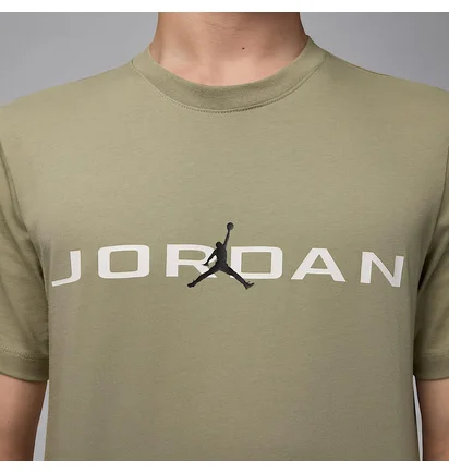 Футболка чоловіча Air Jordan Air Ss Crew Olive IB7353-238