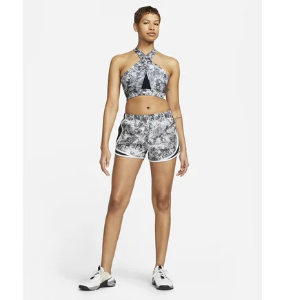 Топ жіночий Nike W Df Swsh Wrap Bra Aop Grey DX1778-010