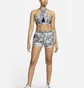 Топ жіночий Nike W Df Swsh Wrap Bra Aop Grey DX1778-010