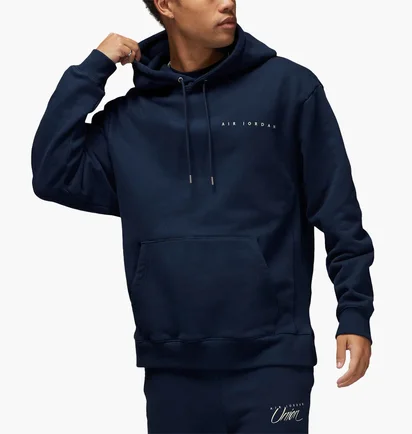 Худи мужское Air Jordan Fleece Hoodie X Union La Blue DV7334-419