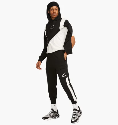 Спортивный костюм мужской Nike Mens Fleece Black/White FN7691-010__FN7693-010