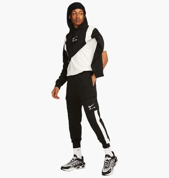 Спортивный костюм мужской Nike Mens Fleece Black/White FN7691-010__FN7693-010