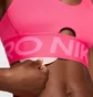 Топ женский Nike Pro Indy Plunge Pink HF7324-629