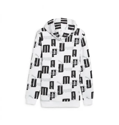Худи мужское Puma Ess+ Logo Lab Aop Hoodie Fl White/Black 678983-02