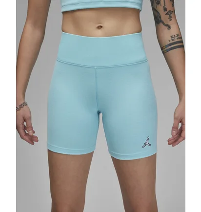 Шорты женские Air Jordan Ribbed Bike Shorts Turquoise DZ3180-464