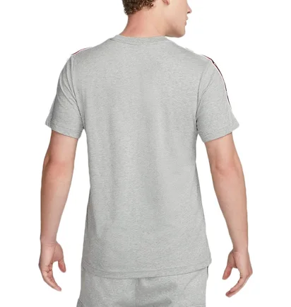 Футболка мужская Nike T-Shirt M Nsw Repeat Sw Ss Tee Grey DX2032-064