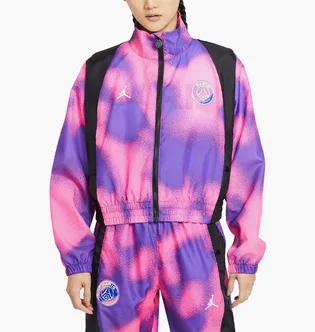 Вітровка жіноча Air Jordan Paris Saint-Germain Women'S Warm-Up Jacket Pink/Violet CZ7503-510