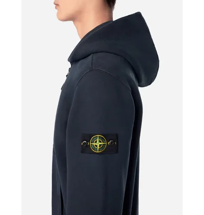 Толстовка мужская Stone Island Logo Badge Blue 811563341-V0120
