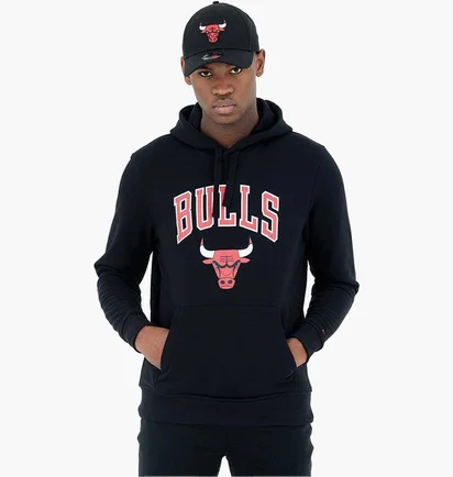 Худи мужское NEW ERA Chicago Bulls Black 11530761