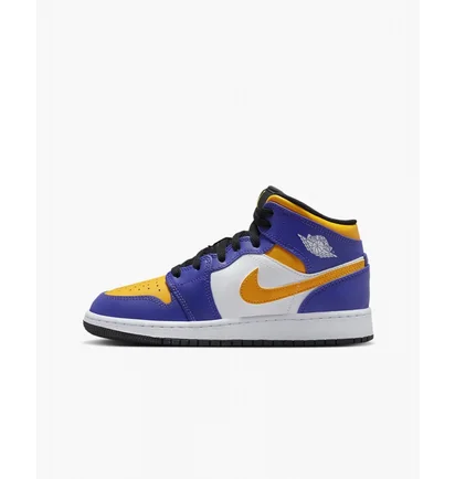 Кроссовки детские Air Jordan 1 Mid Gs Blue DQ8423-517