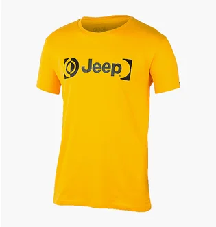 Футболка мужская Jeep T-Shirt Paintbrush J22W Yellow O102590-Y247