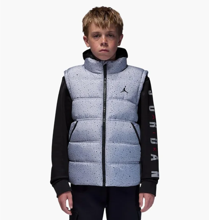 Жилетка детская Air Jordan Jdb 2 Fer Jkt Black/Grey 95D191-GHJ