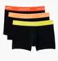 Трусы мужские Lacoste Logo Waist Trunks Black (3 шт) 5H3401-51