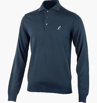 Кофта мужская AUSTRALIAN Sweater Polo Neck Blue LSUMA0013-061