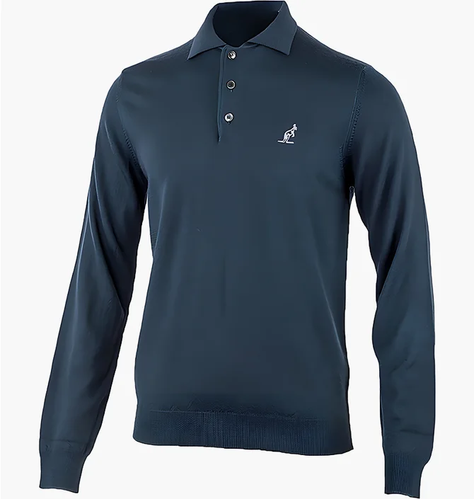 Кофта мужская AUSTRALIAN Sweater Polo Neck Blue LSUMA0013-061
