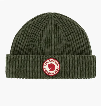 Шапка унісекс Fjallraven 1960 Lite Logo Olive 13100234.662