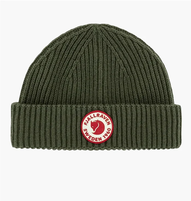 Шапка унісекс Fjallraven 1960 Lite Logo Olive 13100234.662