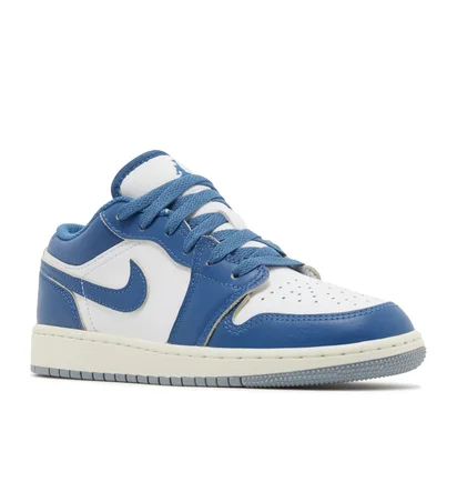 Кроссовки детские Air Jordan 1 Low Se Gs White/Blue FN9137-141