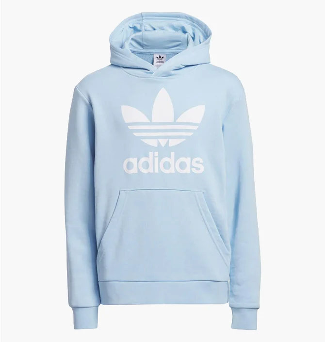 Худі дитяче Adidas Originals Trefoil Light Blue FI0694